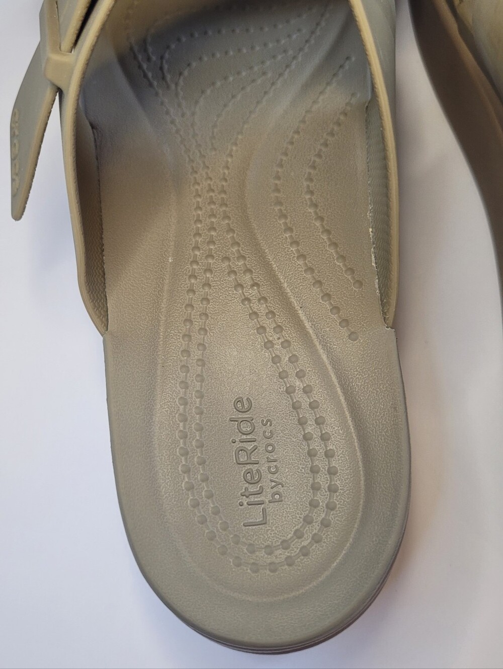 Crocs Brooklyn Buckle LiteRide Low Wedge Sandals 10 - Picture 7 of 15